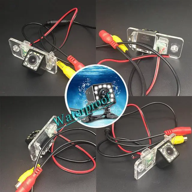 Alt view image 7 of 7 - LEDs Car Rear View Camera for Audi A3 A4 S4 RS4 A6 C6 S6 RS6 A8 S8 Q7/Q7 DTI & HD CCD Night Vision Waterproof and Shockproof Reversing Backup Camera (12 LED)