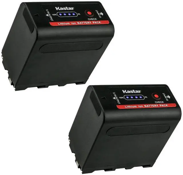 Main image of Kastar 2 Pack Battery Replacement for Sony NP-F980 Pro NP-F960 NP-F970 CCD-TR415 CCD-TR416 CCD-TR425 CCD-TR427 CCD-TR500 CCD-TR511 CCD-TR512 CCD-TR515 CCD-TR516 CCD-TR517 CCD-TR555 TR57 CCD-TR67