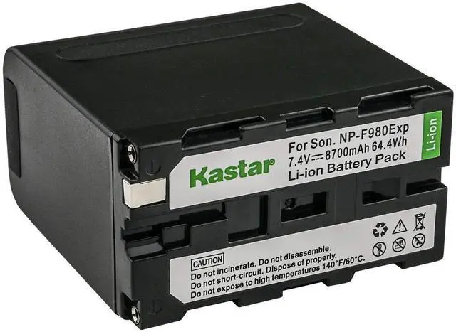 Alt view image 3 of 6 - Kastar 2 Pack Battery Replacement for Sony NP-F980 Pro NP-F960 NP-F970 CCD-TR415 CCD-TR416 CCD-TR425 CCD-TR427 CCD-TR500 CCD-TR511 CCD-TR512 CCD-TR515 CCD-TR516 CCD-TR517 CCD-TR555 TR57 CCD-TR67