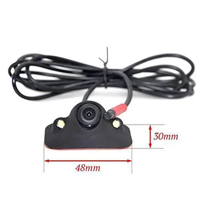 Alt view image 2 of 7 - Auto Wayfeng WF® HD CCD Night Vision 360 Degree Car Front Camera Front View Side Reversing Backup Camera 2 LED