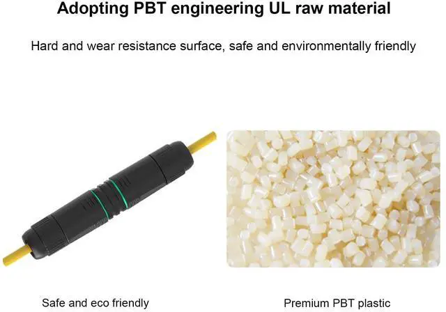 Alt view image 4 of 7 - Network Cable Extension Adapter for Industrial Outdoor IP68 Network Docking Connector, RJ45 Female to Female with Kit CAT6.