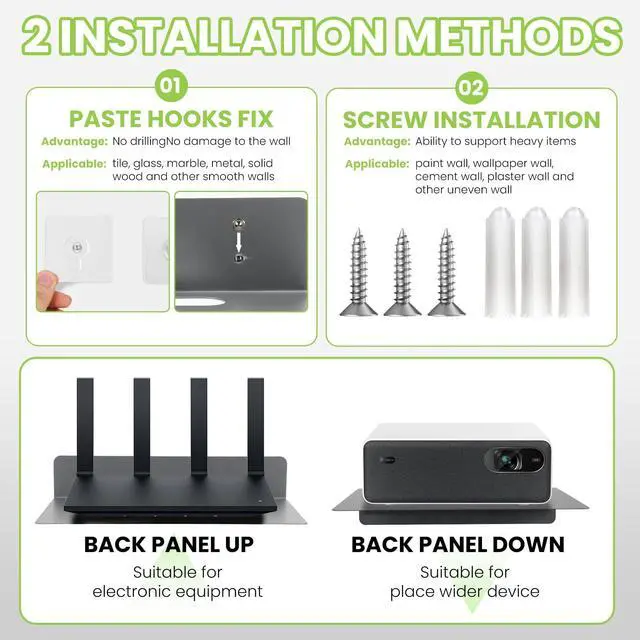 Alt view image 6 of 7 - MZDMY Steel Floating Shelves for Wall,Small Wall ShelfSuitable for Bedroom, Living Room, Bathroom, Kitchen, Office (Grey, 11.81x8.46 in)