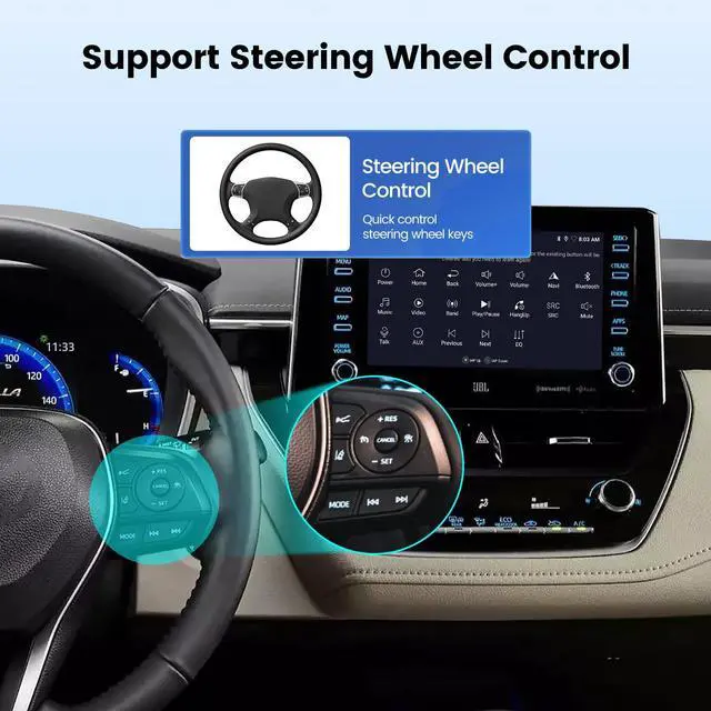 Alt view image 7 of 7 - NHOPEEW Radio Wiring Harness Adapter Connector Compatible with Toyota Pruis Camry RAV4, Toyota Radio Wire Harness 16Pin Wiring Harness Kit Plug and Play with Canbus and RCA Cable & Original USB Cable