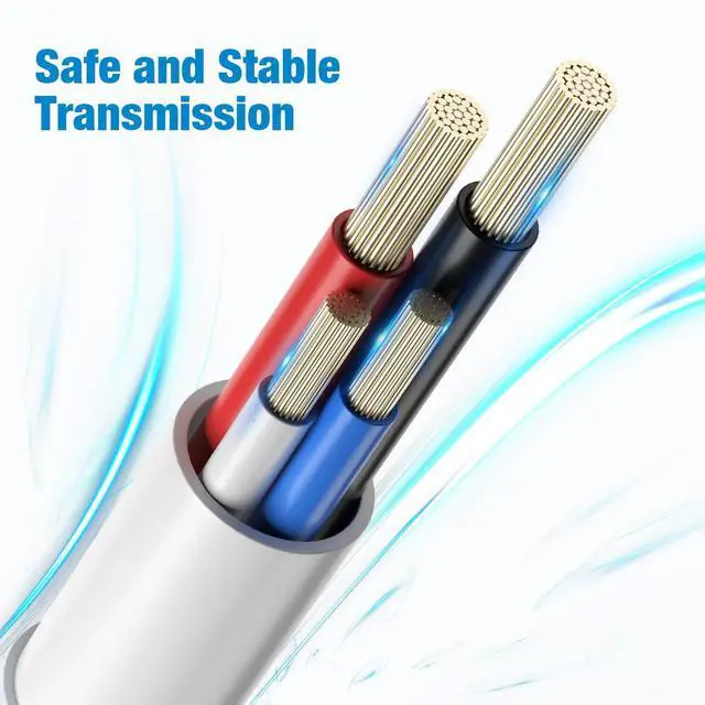 Alt view image 6 of 7 - sarmert Apple Certified 30 Pin USB Charging Cable, UPoweradd 4.0ft USB Sync Charging Cord iPhone Compatible for 4 4s 3G 3GS iPad 1 2 3 iPod Touch Nano White (2 PCS)