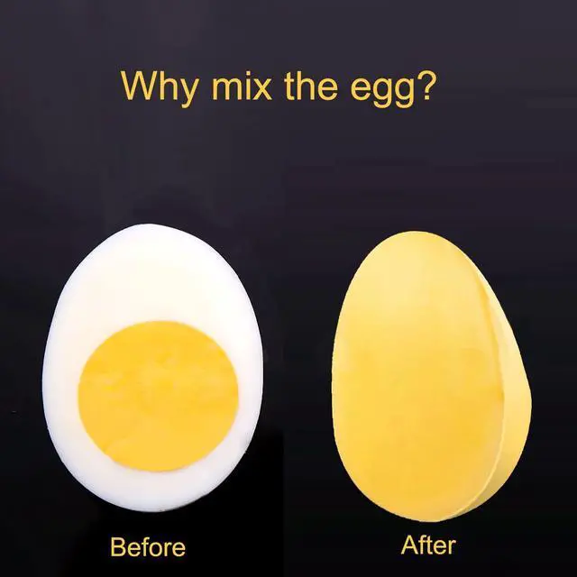 Alt view image 6 of 7 - SQRMINI Electric Egg Spinner, Eggs Yolk White Mixer, Egg Whisk Kitchen Gadgets, Portable/Rechargeable Mix Egg in Shell Golden Egg Maker