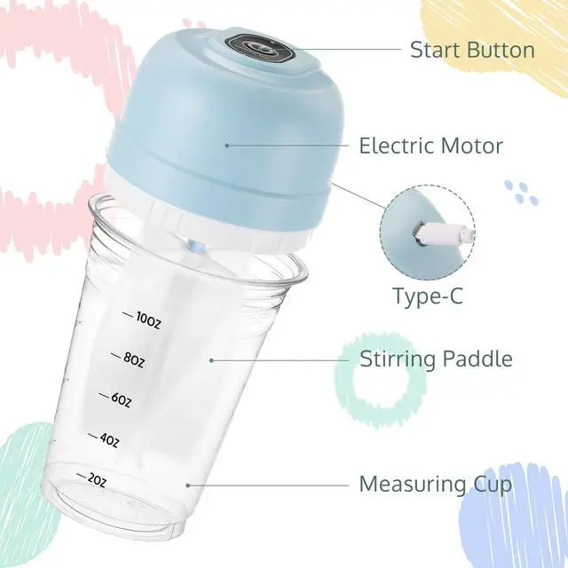Alt view image 5 of 7 - Auto Resin Mixer, Rechargeable Epoxy Mixer for Save Your Wrist, Epoxy Resin Stirrer for Resin Molds, Silicone Molds and Supplies, DIY Crafts with Measuring Cups (Mixer & Cup*10)