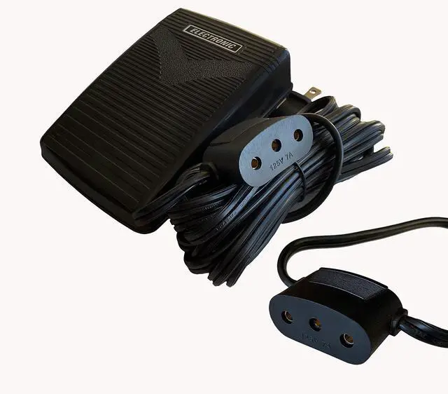 Alt view image 4 of 4 - HimaPro Foot Control Pedal and Power Cord for Domestic and Imported Sewing Machines - Variable Speed Control (PFW-196131)