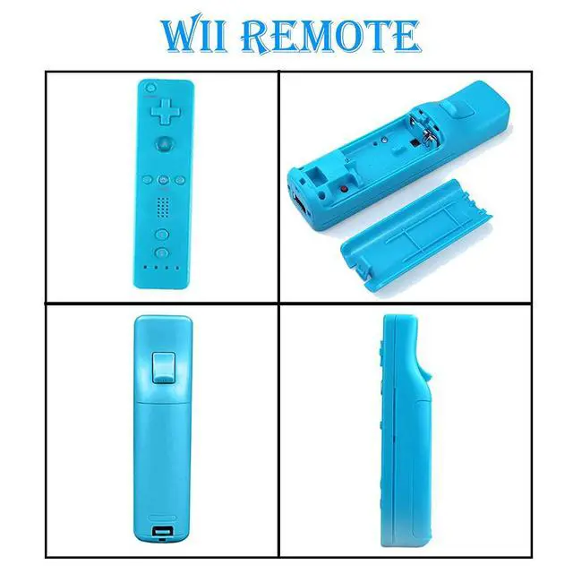 Alt view image 5 of 7 - Tevodo Wii Remote Controller, 2 Packs Upgrade Wireless Controller Compatible with Wii Wii U(blue and pink)
