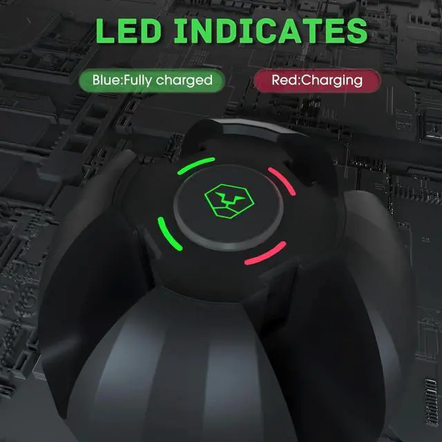 Alt view image 4 of 7 - Switch Controller Charging Dock for Nintendo OLED Joycon, Charger Station with Switch 1 JoyCon, 4 in 1 Joycon Charging Dock for Joy Con with LED Indication and USB Type-C Charger Cable