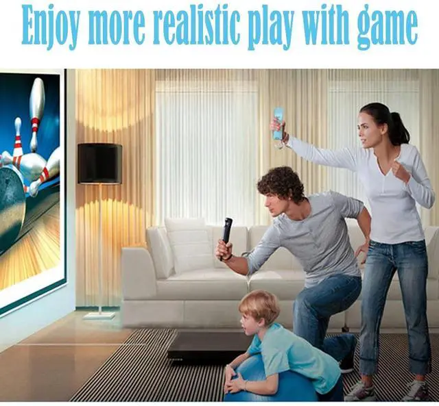 Alt view image 6 of 7 - Wii Remote Controller, 2 Packs Upgrade Wireless Controller Compatible with Wii Wii U Console(Deep blue and red)