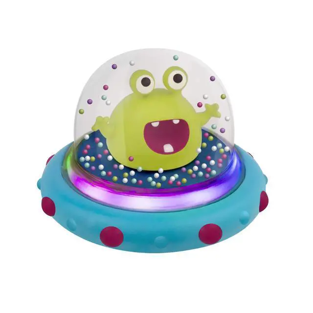 Alt view image 2 of 7 - B. toys Vehicle Bumper Space Car Light Up Simple Remote Control Car for Toddlers with Alien Driver Marky Mars 12+ Months