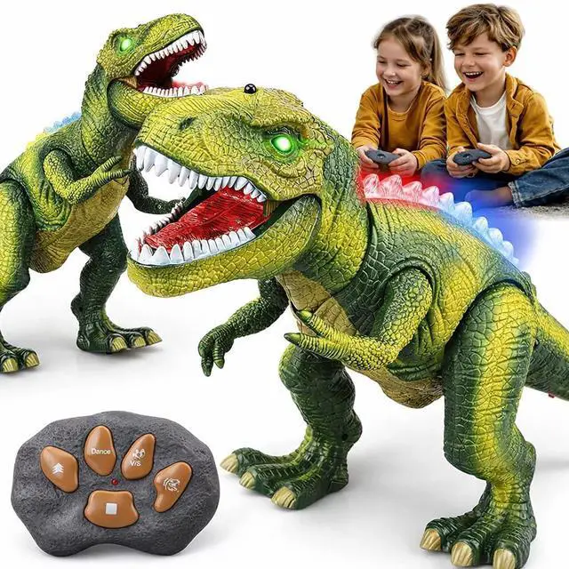 Main image of STEAM Life Remote Control Dinosaur Toys,Robot Walking & Dancing Dinosaur with Light and Realistic Roaring Sound, Electronic Steam Toy, Birthday Gift for Kids