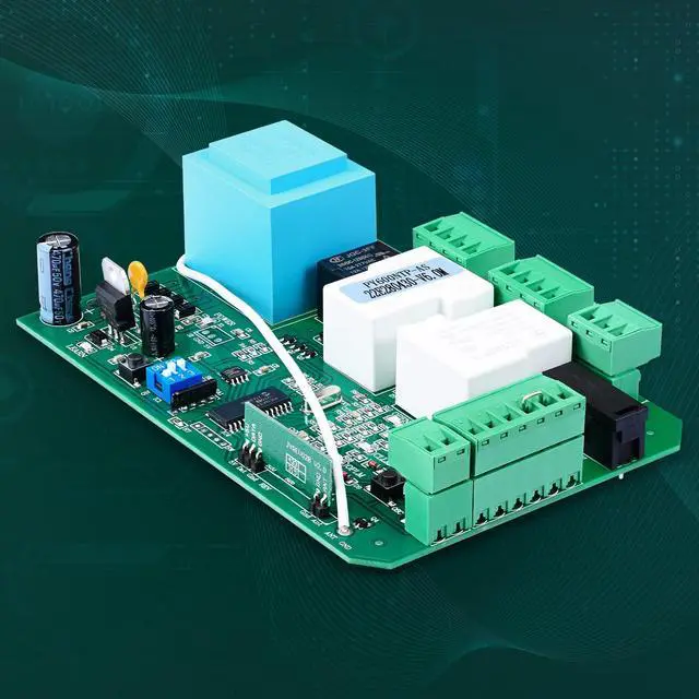 Alt view image 4 of 7 - CO-Z AC Sliding Gate Opener Circuit Board, Sliding Gate Motor and Accessories Main Electronic Control Board, Replacement Gate Operator Logic Board, and Included 433.92MHz Remote Control