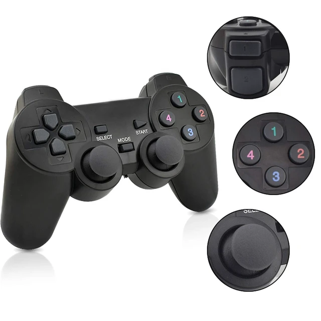 Alt view image 3 of 7 - C-Zone 2.4GHz USB Twins Wireless game Controller Gamepad Joystick With WIN98/2000/X/2003VISTA/WIN7 SYSTEM TV Box