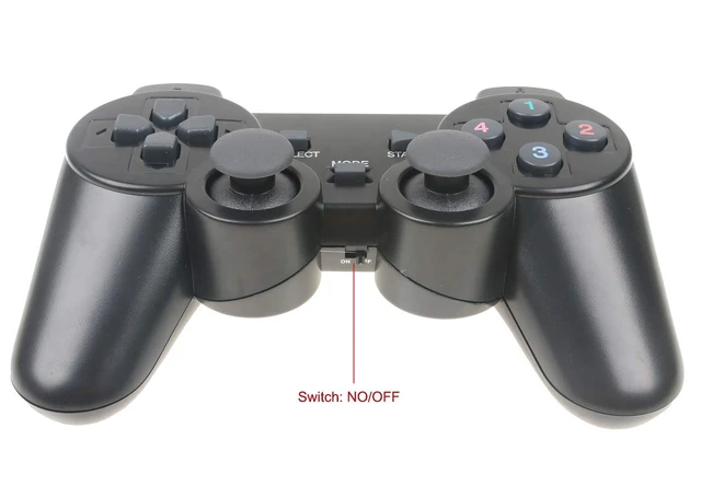 Alt view image 5 of 7 - C-Zone 2.4GHz USB Twins Wireless game Controller Gamepad Joystick With WIN98/2000/X/2003VISTA/WIN7 SYSTEM TV Box
