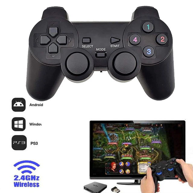Alt view image 7 of 7 - C-Zone 2.4GHz USB Twins Wireless game Controller Gamepad Joystick With WIN98/2000/X/2003VISTA/WIN7 SYSTEM TV Box