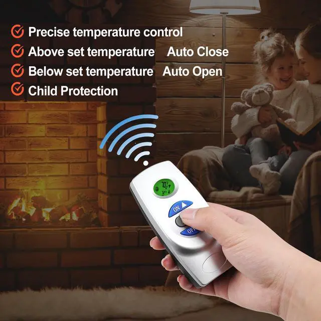 Alt view image 7 of 7 - RCST Fireplace Remote Control,Fit for Ambient,Majestic,Vermont castings TSST TSTSC RC-RE RCT-TX RC-RB/RCRB,Fit for Rasmussen RAS-WS-1 ect,Fireplace Transmitter Kit,Contro Millivolt Valve,3 YR-GNTEE