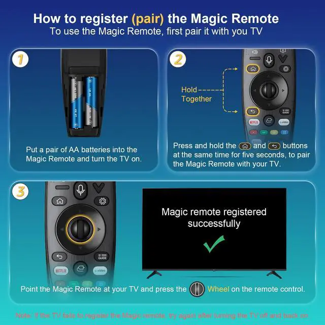Alt view image 6 of 7 - Voice-Magic-for-LG-TV-Remote-Control-Replacement Compatible with LG Smart OLED Thinq Webos TVs for AKB75855501 AN-MR24gn MR23gn MR22gn MR21ga MR20ga