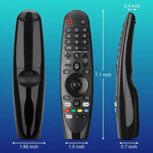 Alt view image 7 of 7 - Voice-Magic-for-LG-TV-Remote-Control-Replacement Compatible with LG Smart OLED Thinq Webos TVs for AKB75855501 AN-MR24gn MR23gn MR22gn MR21ga MR20ga