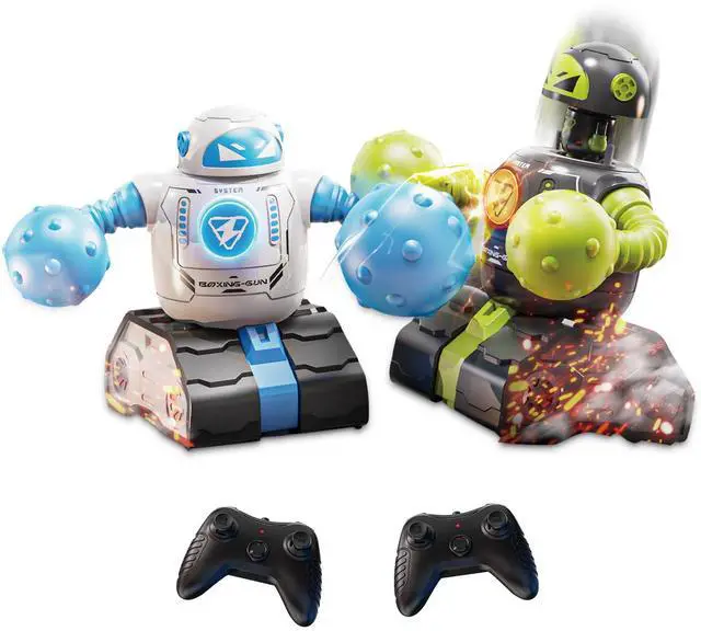 Main image of cxjoigxi Remote Control Fighting Robots Game Set of 2, RC Ejecting Battle Bots Toys with Light & Sound, Fun Electronic Battle Robots Toy, Christmas Birthday Gifts for Kids Boys Age 5 6 7 8 9 10
