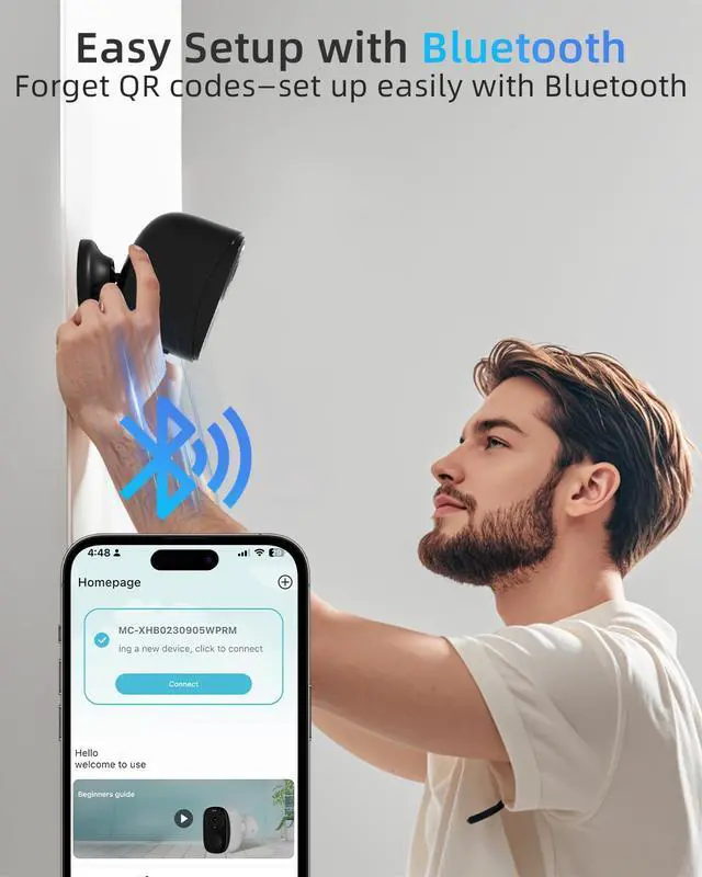 Alt view image 3 of 7 - ELECCTV 2.4&5G Solar Security Cameras Wireless Outdoor,2K QHD Home Security System, Solar Cameras Kit with 130° Ultra-Wide View, 2-Way Talk, IP65,Color Night Vision, Spotlight & Siren (1, Black)