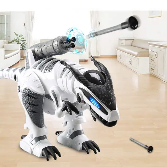 Alt view image 3 of 7 - Fistone RC Robot Dinosaur Intelligent Interactive Smart Toy Electronic Remote Controller Robot Walking Dancing Singing with Fight Mode Toys for Kids Boys Girls Age 5 6 7 8 9 10 and Up Year Old