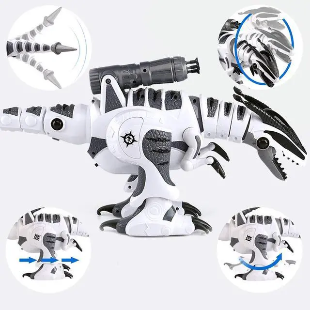 Alt view image 4 of 7 - Fistone RC Robot Dinosaur Intelligent Interactive Smart Toy Electronic Remote Controller Robot Walking Dancing Singing with Fight Mode Toys for Kids Boys Girls Age 5 6 7 8 9 10 and Up Year Old