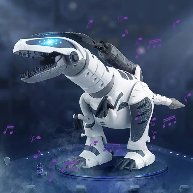 Alt view image 5 of 7 - Fistone RC Robot Dinosaur Intelligent Interactive Smart Toy Electronic Remote Controller Robot Walking Dancing Singing with Fight Mode Toys for Kids Boys Girls Age 5 6 7 8 9 10 and Up Year Old