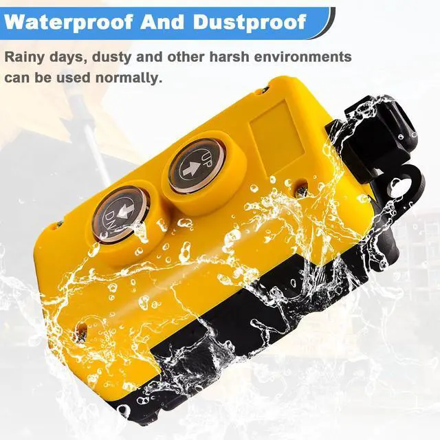 Alt view image 4 of 6 - mxuteuk Dump Trailer Remote Control Switch 12V DC Trailer Up and Down Control Switch for Lift Gate Truck Tipper Trailer G018