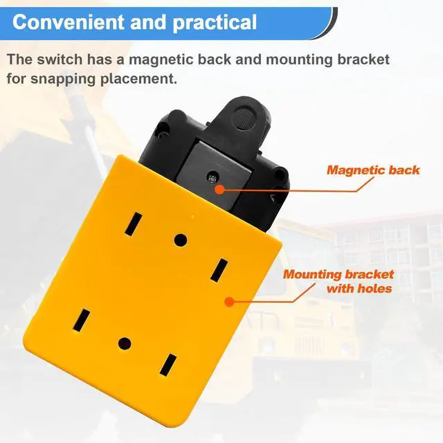 Alt view image 5 of 6 - mxuteuk Dump Trailer Remote Control Switch 12V DC Trailer Up and Down Control Switch for Lift Gate Truck Tipper Trailer G018