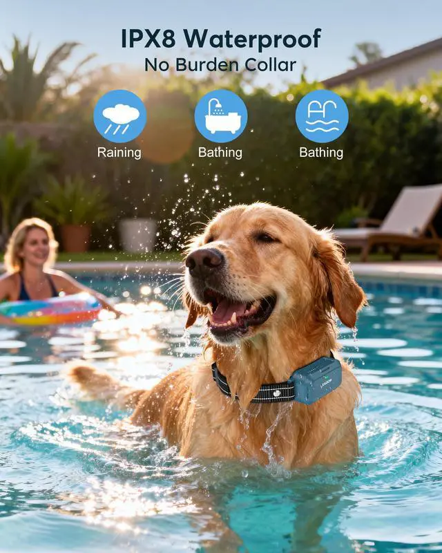 Alt view image 4 of 6 - Jugbow Dog Shock Collar - 4200FT Dog Training Collar with Remote, IPX7 Waterproof Electric Collar with 4 Training Modes, Security Lock, Rechargeable e-Collar for Dogs 10-120lbs