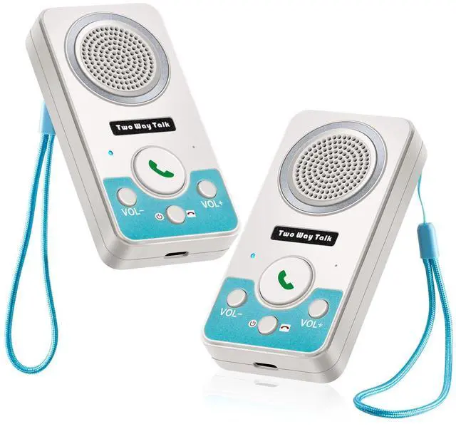 Main image of Intercoms Wireless for Home, 2 Way Audio Hands-Free Long Range Wireless Intercom System, 4 Ringtones 8 Volume Levels, Up to 10 Days Standby Intercom Syetem for House, Office, Classroom, White