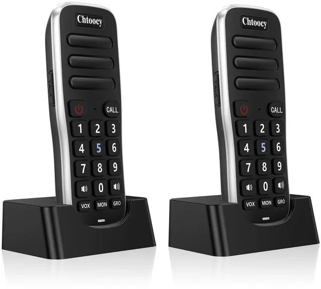 Main image of Intercoms Wireless for Home, 1 Mile Long Range for House Business Office, Handheld Room to Room Communication System, Rechargeable Loud & Clear 10-Channel Anti-Interference Intercom System