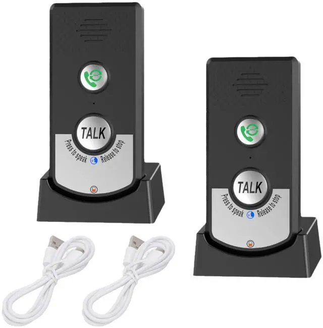 Main image of VQP 2 Way Wireless Intercom System, Long Range Waterproof Doorbells Intercoms Wireless for Home, Intercom for Home Security Elderly House Office Hospital Workshop, 38 Ringtones