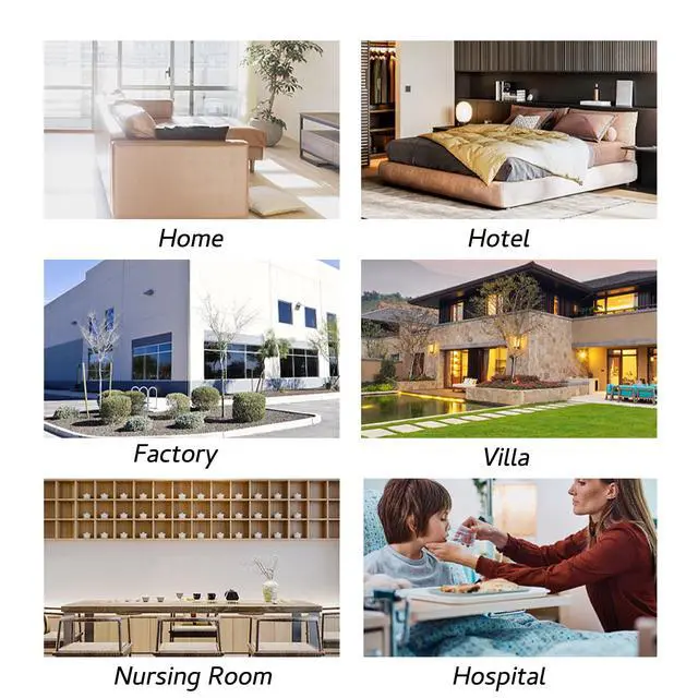 Alt view image 6 of 7 - VQP 2 Way Wireless Intercom System, Long Range Waterproof Doorbells Intercoms Wireless for Home, Intercom for Home Security Elderly House Office Hospital Workshop, 38 Ringtones