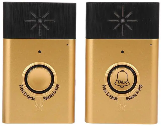 Main image of Doorbell, Smart Voice Doorbell 2 Way Conversation Talk Intercom Doorbell Kit Indoor Outdoor Access Control System for Home Office Security