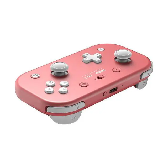 Alt view image 2 of 7 - 8BitDo Lite 2 Bluetooth Gamepad for Switch, Switch Lite, Android and Raspberry Pi (Pink)