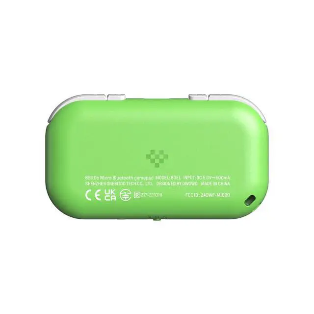 Alt view image 4 of 7 - 8Bitdo Micro Bluetooth Gamepad Pocket-sized Mini Controller for Switch, Android, and Raspberry Pi, Supports Keyboard Mode (Green)