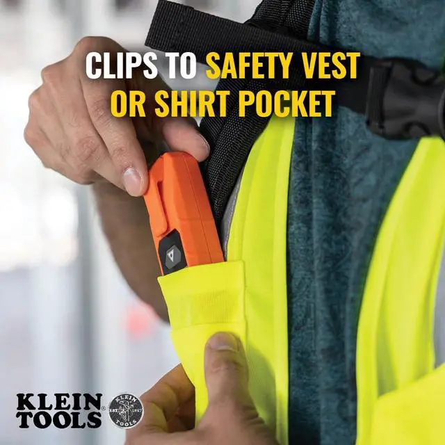 Alt view image 5 of 7 - Klein Tools Laser Distance Measure, Measures in Feet, Inches, Meters