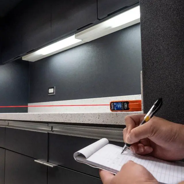 Alt view image 6 of 7 - Klein Tools Laser Distance Measure, Measures in Feet, Inches, Meters