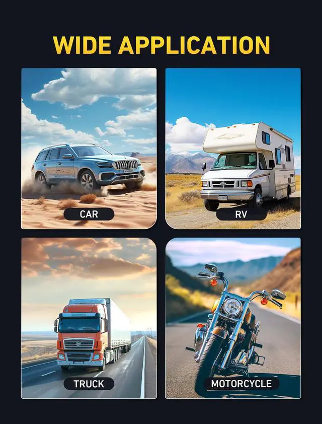 Alt view image 6 of 7 - Heavy Duty 3-65V Backlit Digital LCD Circuit Tester, Test Light with 140 Inch Extended Spring Wire, Car Truck Low Voltage & Light Tester with Stainless Probe