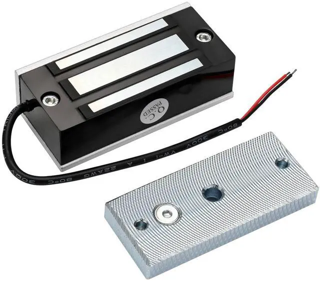 Main image of Electromagnetic Lock 130LBS 60KG Holding Force Electric Magnetic Door Lock 12V Fail Safe NC Mode for Access Control System
