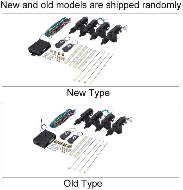 Alt view image 6 of 7 - Universal Car Power Door Lock Kit Actuator, Central Door Locking Remote Locking Security System Keyless Entry
