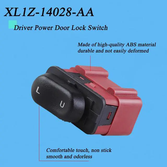 Alt view image 4 of 7 - Driver Power Door Lock Switch Compatible with Ford F150 F250 F350 F450 F550 Expedition 1997-2002 Replace XL1Z14028AA XL1Z-14028-AA