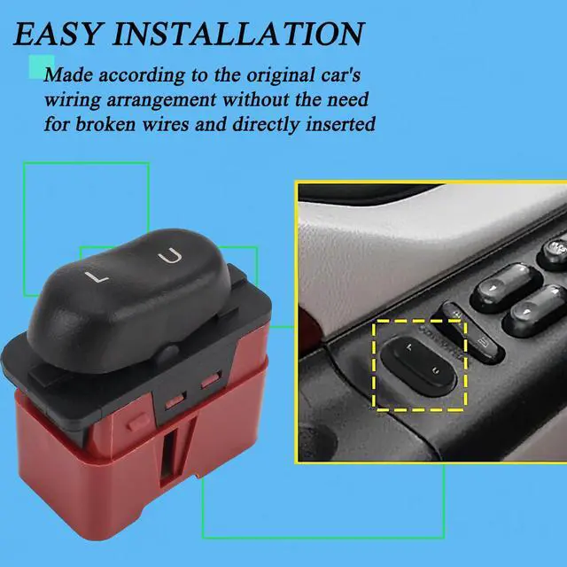 Alt view image 6 of 7 - Driver Power Door Lock Switch Compatible with Ford F150 F250 F350 F450 F550 Expedition 1997-2002 Replace XL1Z14028AA XL1Z-14028-AA