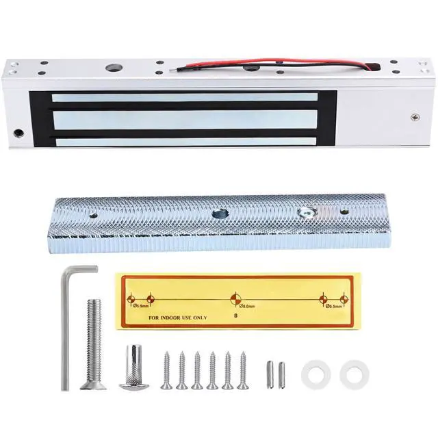 Alt view image 3 of 7 - Access Control System with Remote Control 600lbs Magnetic Door Lock Kit, 12V Fail Safe NC Mode, Secure & Easy DIY Installation for Smart Home Entry (K8-600LBS Remote Control Lock Kit)