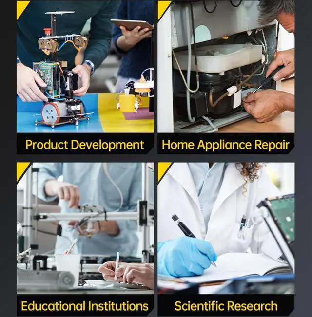 Alt view image 7 of 7 - LCR-P1 Capacitor Tester, Mosfet Transistor Tester, Diode Triode Zener Diode Resistance Inductance LCR Meter, MOS NPN PNP E SR Meter, SMD Electronic Component Tester, Battery Test Multimeter