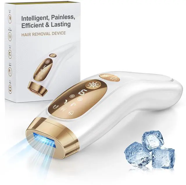Main image of UENMOON Laser Hair Removal for Women and Men - IPL Hair Removal with Ice-Cooling System for Painless & Long-Lasting Result, Whole Body Hair Removal