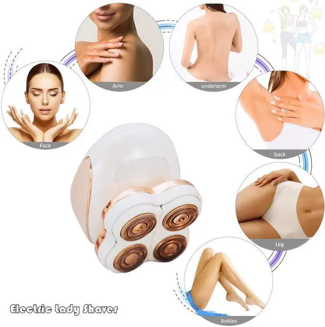 Alt view image 2 of 7 - Electric Razors for Women Legs, Electric Shaver for Women Legs, Painless