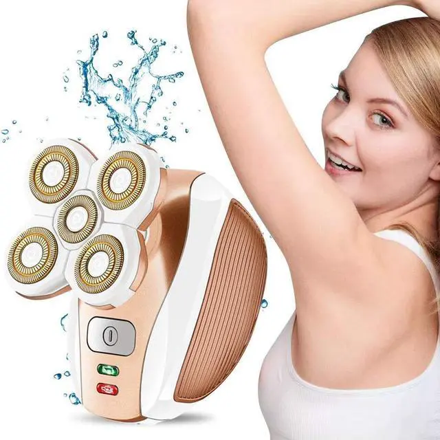 Main image of Painless Electric Razor for Women, Rechargeable Waterproof Electric Shaver, Cordless Hair Remover for Legs Face Lips Bikini Body Trimmer - As Seen On TV (Upgraded)